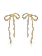 Pave Bow Earrings