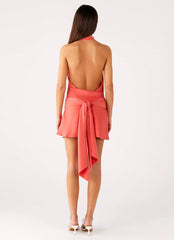 Kenzie Mini Dress - Coral