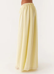 Zaya Maxi Skirt - Yellow