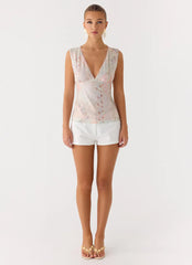 Lost In Love Top - Mystic Paisley