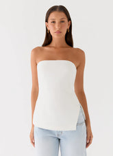 Midnight Glance Top - White