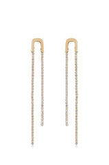 Double Chain Drop Earrings