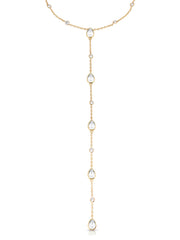 Marquise Crystal Lariat