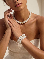 Power Bead Set in Bone
