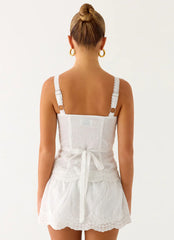 Addictive Mini Skort - White