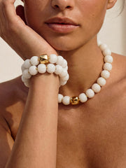 Power Bead Set in Bone