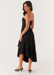 Beatrice Midi Dress - Black