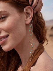 Linear Chains Statement Ear Cuff