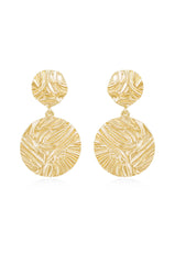 Textured Etching Earrings