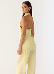 Emilee Cowl Top - Yellow