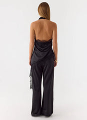 Emilee Cowl Top - Black