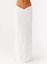 Briene Maxi Skirt - White