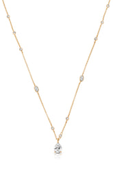 Delicate Crystal Pendant Necklace