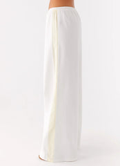 Oska Drawstring Pants - White