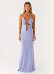 Roberta Maxi Dress - Heather Blue