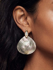 Shell Statement Earrings