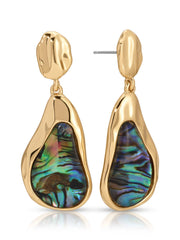 Hidden Gem Abalone Earrings