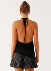 Dasha Cowl Top - Black