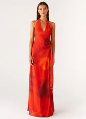 So Chic Maxi Dress - Scarlet Blur