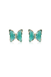 Flutter Away Crystal Earrings
