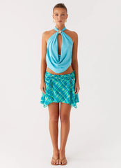 Worldly Top - Turquoise