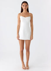 Famous Mini Dress - White