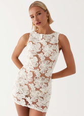 Candace Mini Dress - Ivory