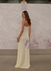 Amelle Maxi Dress - Purple Floral