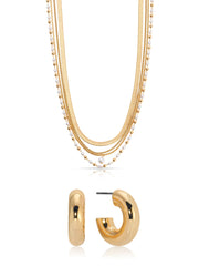 Hoop & Pearl Layers Set