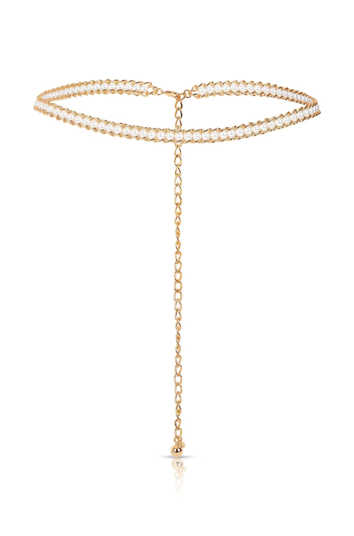 Pearl Row Waist Chain