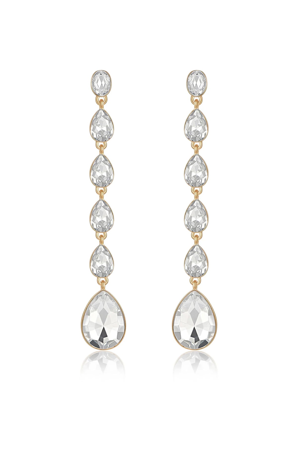 Crystallized Drop Earrings