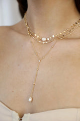 Forever Falling Pearl Set