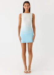Sharona Mini Dress - Blue Ombre
