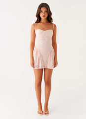 Promenade Mini Dress - Pink