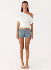 Janni Off Shoulder Top - White