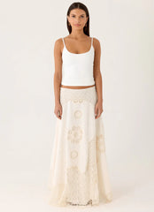 Marzia Maxi Skirt - Ivory
