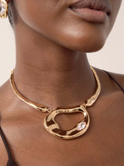 Molten Marquise Necklace