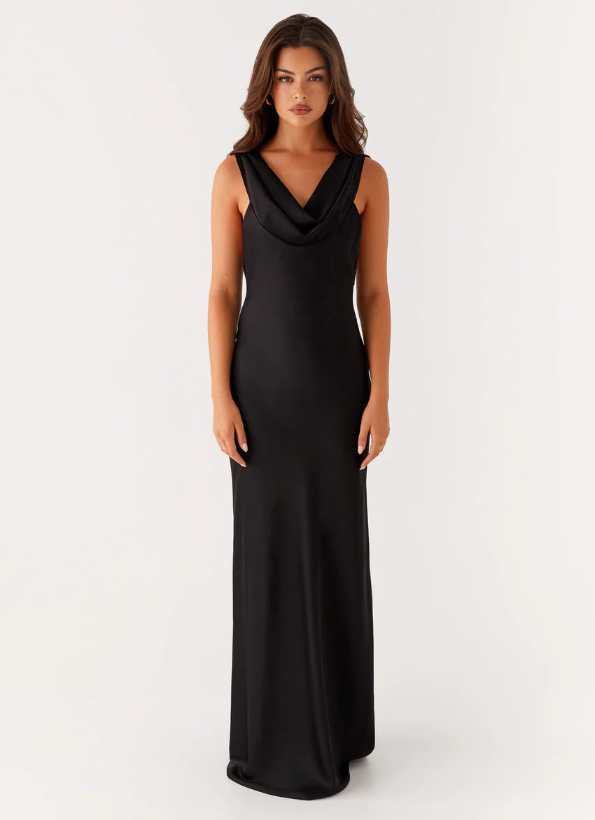Arya Maxi Dress - Black