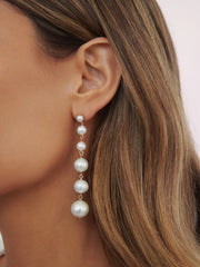 Graduating Freshwater Pearl Earrings