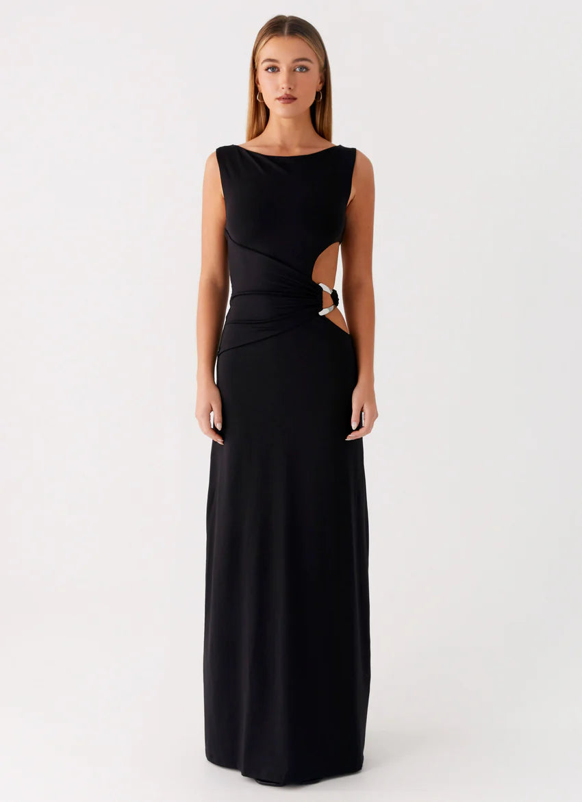 Jayana Maxi Dress - Black