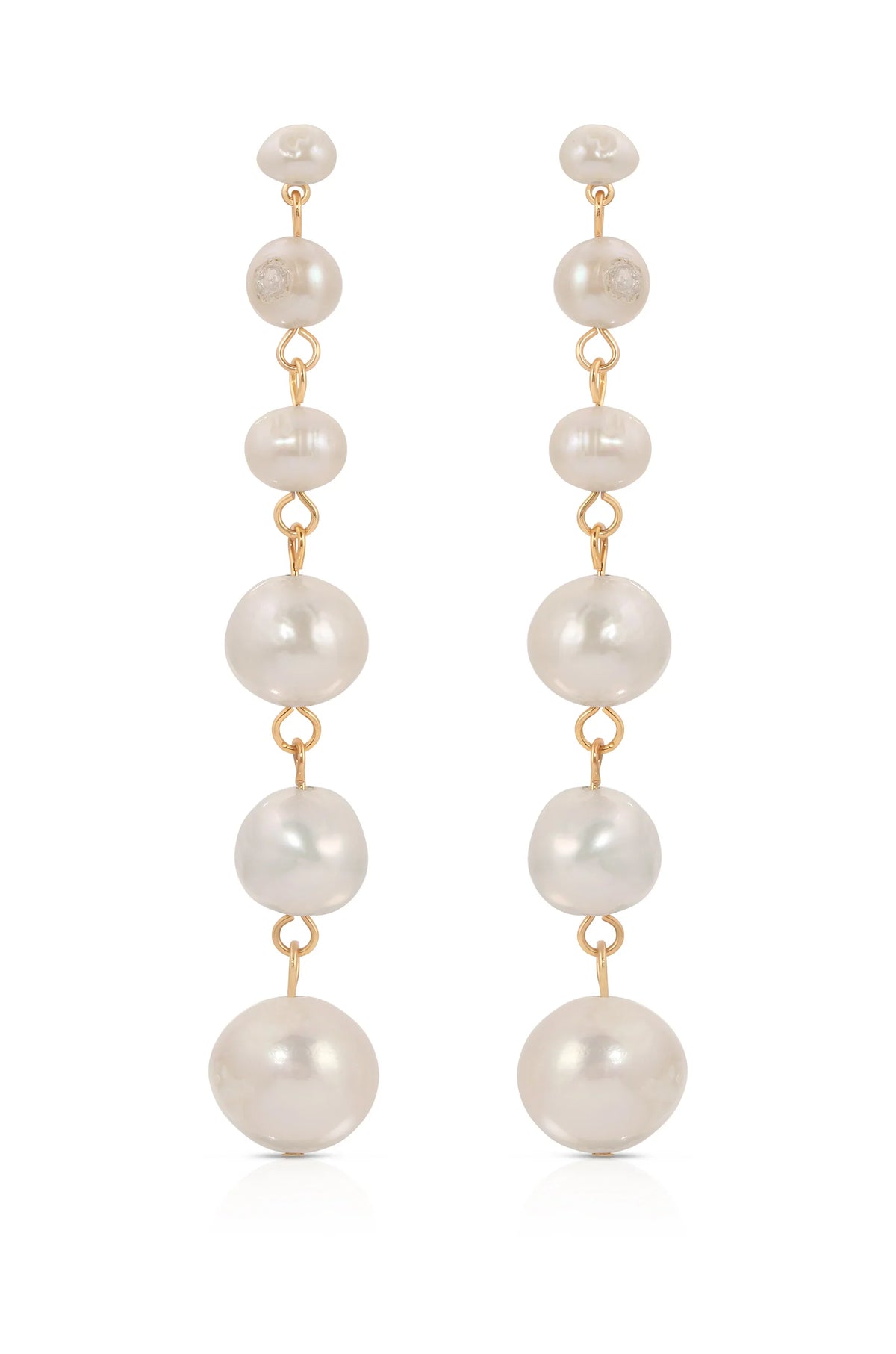 Graduating Freshwater Pearl Earrings