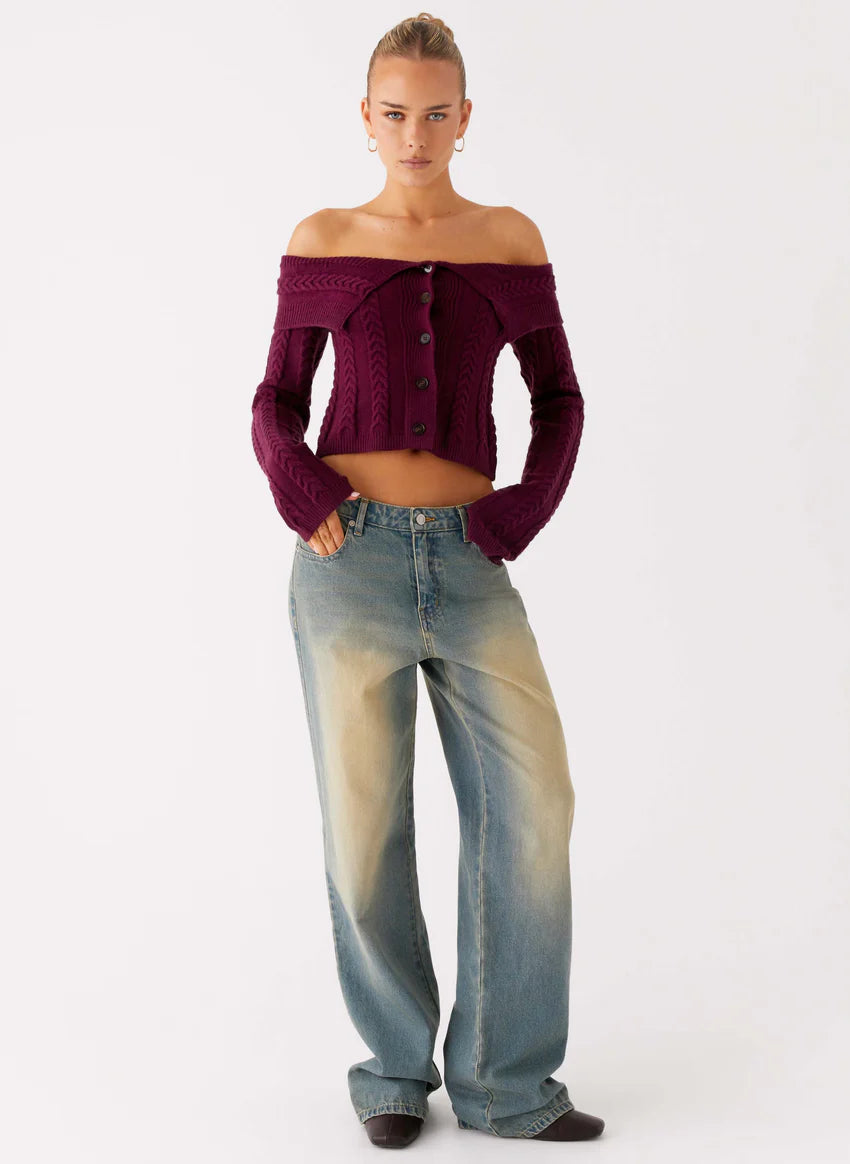 San Diego Straight Leg Denim Jeans - Blue Wash