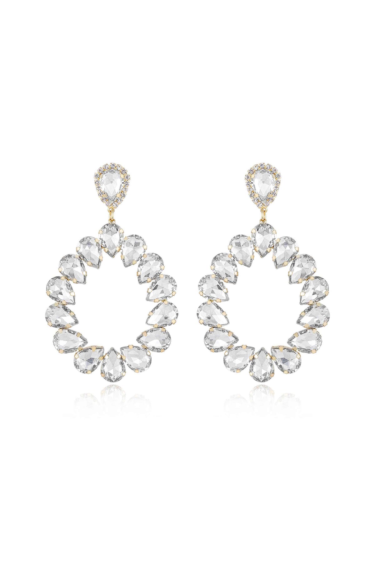 Ring It In Crystal Earrings