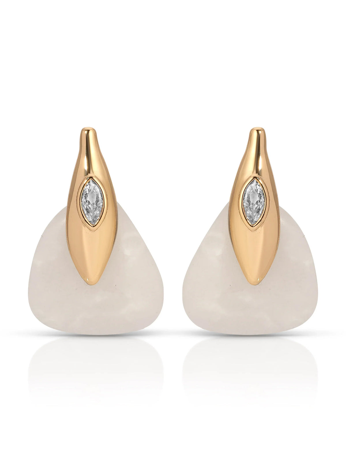 Solstice Earrings in Bone