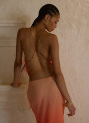 Feliciana Cowl Top - Sunset Ombre