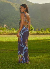 Zanzibar Maxi Dress - Dark Floral