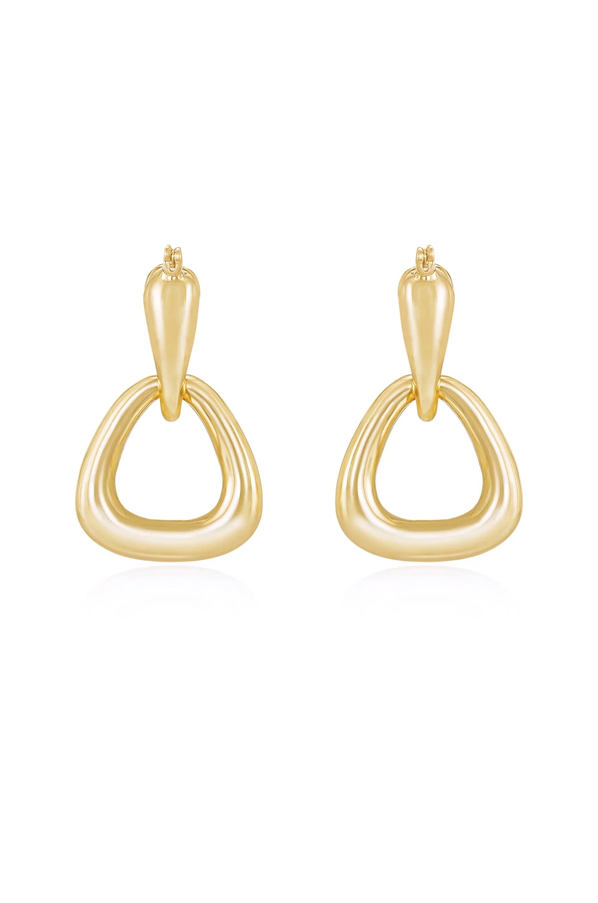 Baby Double Dangle Hoop Earrings