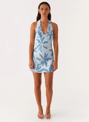 Miss Summer Mini Dress - Opulent Blue