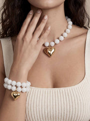Luck and Love Set in Bone