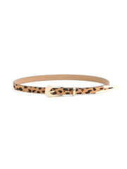 Cheetah Liquid Metal Western Belt